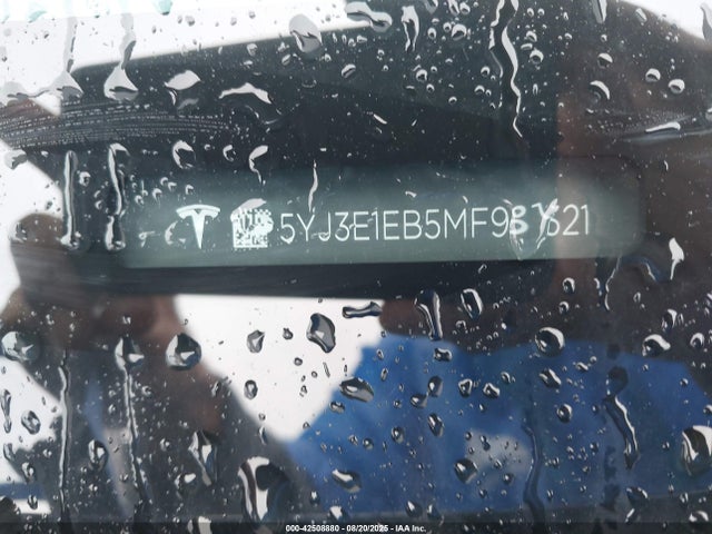5YJ3E1EB5MF981321 Tesla MODEL 3