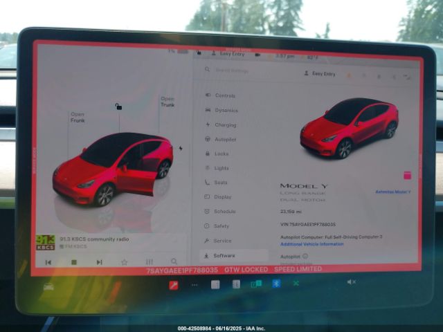 7SAYGAEE1PF788035 Tesla 2023