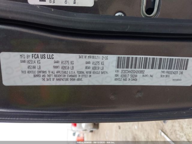 2016 DODGE CHARGER 2C3CDXHG5GH203892 Photo 8