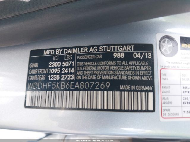 2014 MERCEDES-BENZ E 350 WDDHF5KB6EA807269 Photo 8