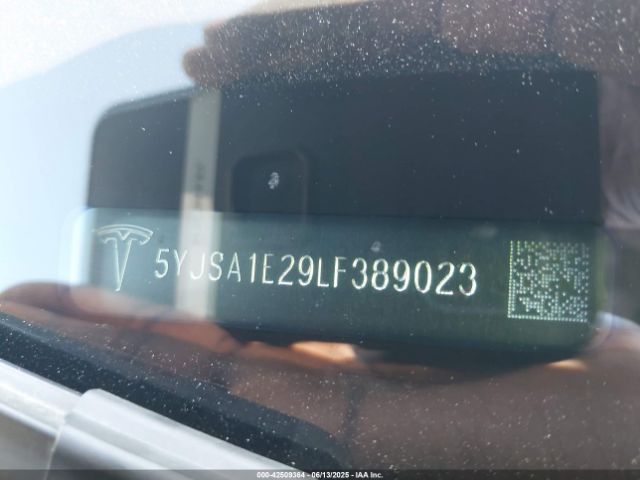 2020 TESLA MODEL S 5YJSA1E29LF389023 Photo 8