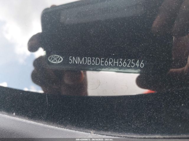 5NMJB3DE6RH362546 Hyundai TUCSON SEL