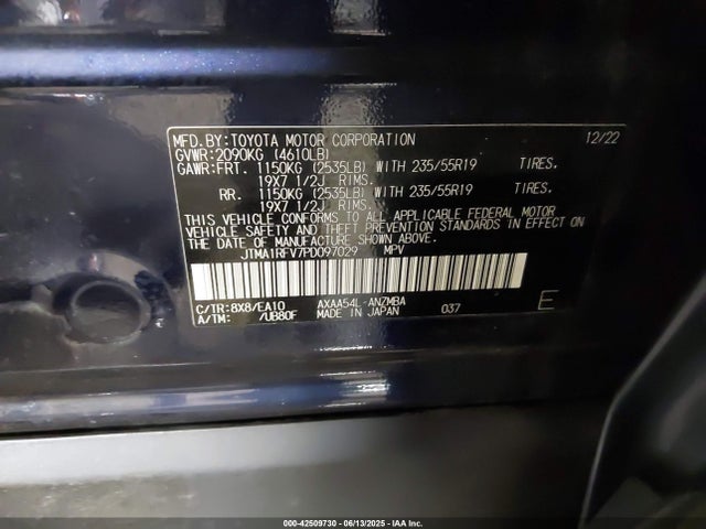 Toyota a25a-fks 2023 JTMA1RFV7PD097029 Image 21