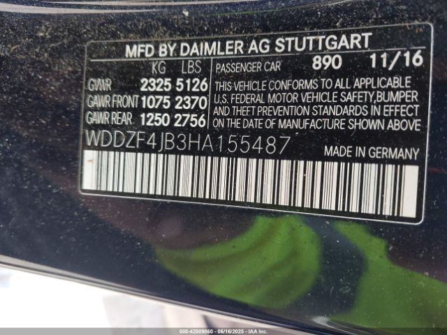 2017 MERCEDES-BENZ E 300 WDDZF4JB3HA155487 Photo 8