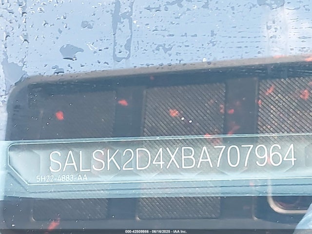 Aukcja sprzedaży 2011 Land Rover Range Rover Sport Hse, vin: SALSK2D4XBA707964, numer aukcji: 42509986