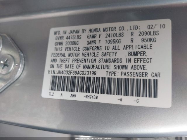 2010 ACURA TSX JH4CU2F69AC023199 Photo 8