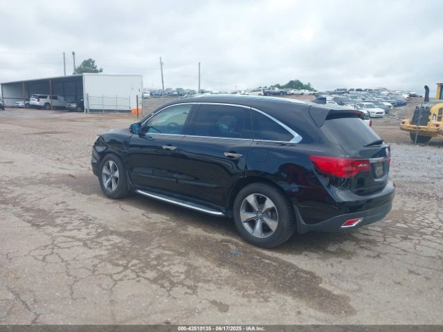 2014 ACURA MDX 5FRYD4H25EB012088 Photo 2