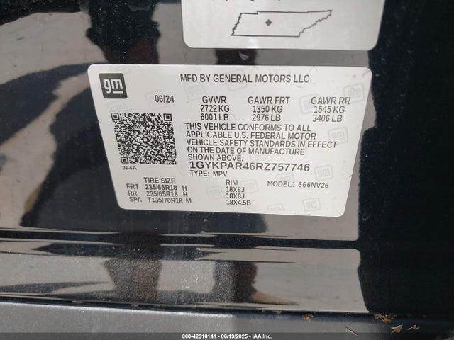 2024 CADILLAC XT6 1GYKPAR46RZ757746 Photo 8