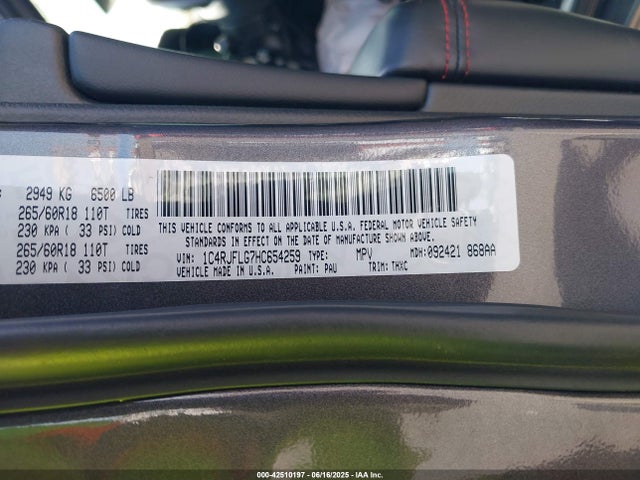 1C4RJFLG7HC654259 Jeep 2017