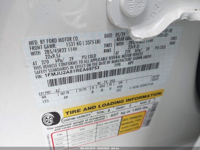 1FMJU2A81REA69753 Ford gtdi-standard