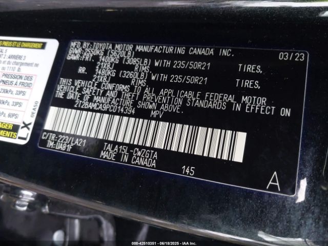 2023 LEXUS RX 350 2T2BAMCA9PC014394 Photo 8