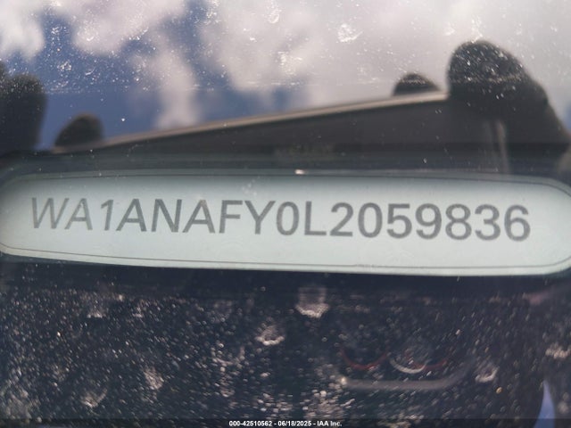 WA1ANAFY0L2059836 Audi 2020