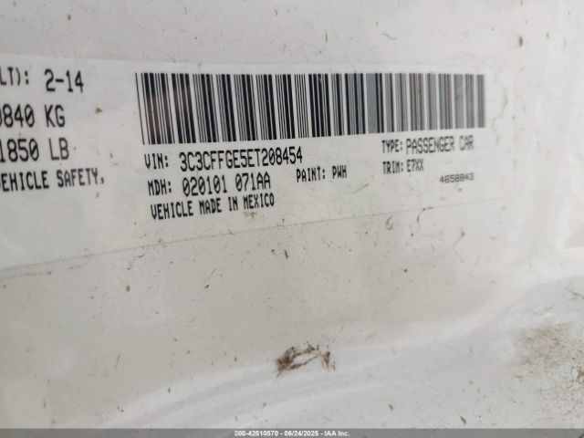 2014 FIAT 500E 3C3CFFGE5ET208454 Photo 8