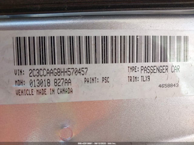 Chrysler 2017 2017 2C3CCAAG8HH570457 Image 9