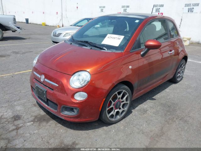 2012 FIAT 500 3C3CFFBR7CT105995 Photo 1