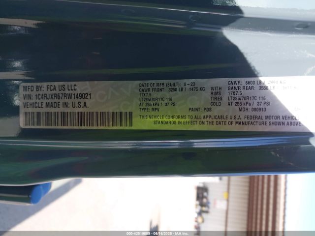 2024 JEEP WRANGLER 4XE 1C4RJXR67RW149021 Photo 8