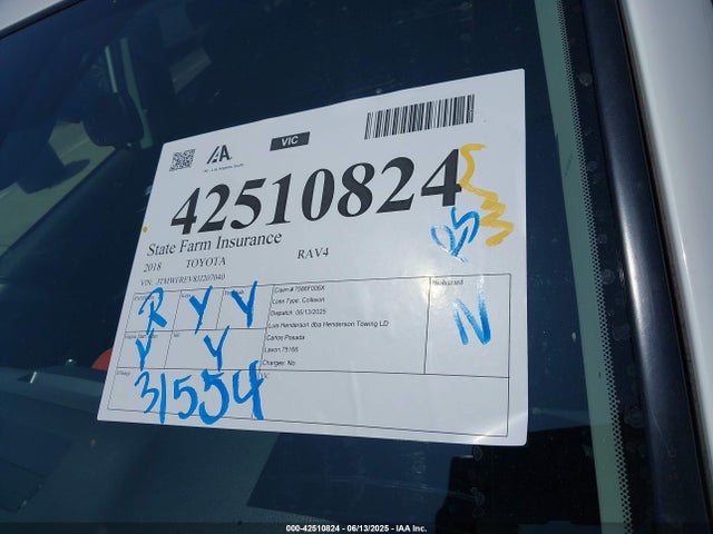JTMWFREV8JJ207040 Toyota 2ar-fe