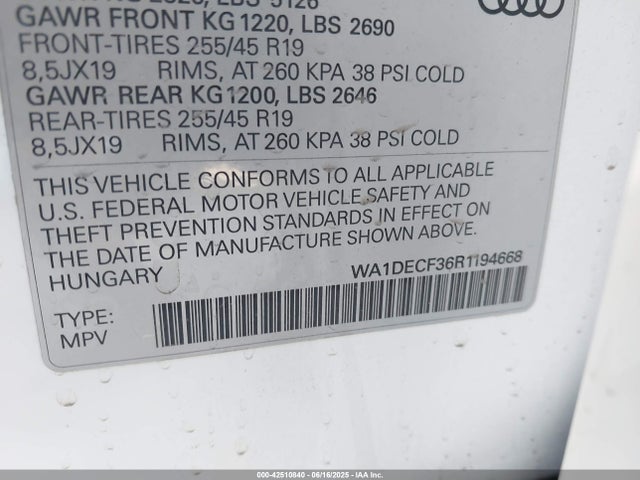 2024 AUDI Q3 WA1DECF36R1194668 Photo 8