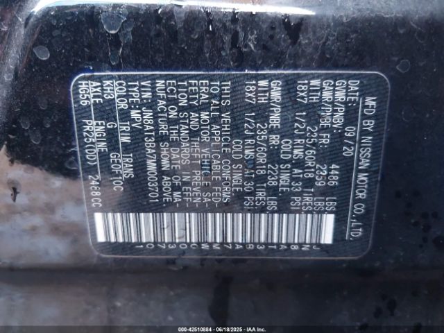 2021 NISSAN ROGUE JN8AT3BA7MW003701 Photo 8