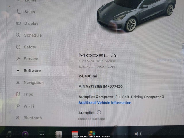 2021 TESLA MODEL 3 5YJ3E1EB1MF077420 Photo 6
