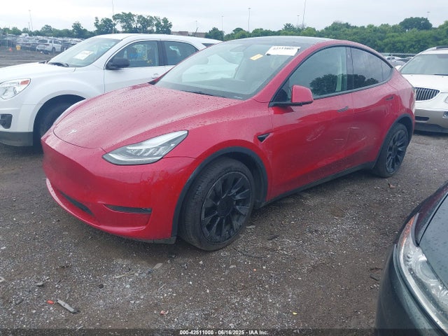 2021 Tesla Model Y Long Range Dual Motor All-wheel Drive მანქანა იყიდება აუქციონზე, vin: 5YJYGDEE3MF092447, აუქციონის ნომერი: 42511000