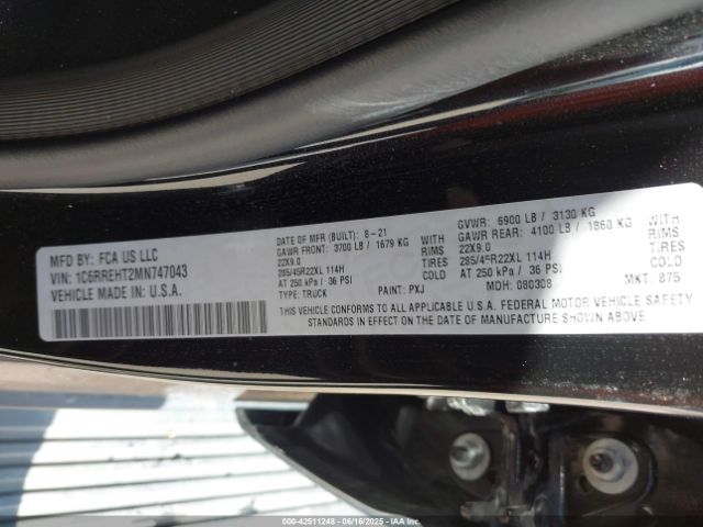 1C6RREHT2MN747043 RAM 1500