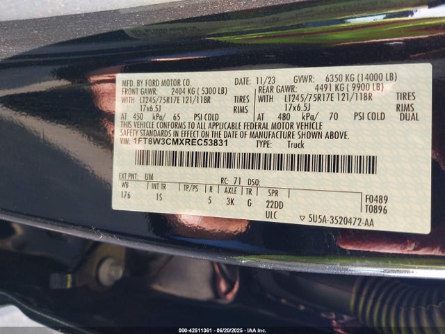 1FT8W3CMXREC53831 Ford F-350 Xl