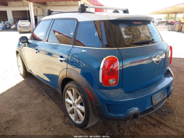 2011 MINI COOPER S COUNTRYMAN WMWZC3C54BWL78925 Photo 2
