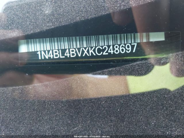 2019 NISSAN ALTIMA 1N4BL4BVXKC248697 Photo 8