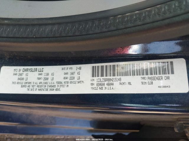 2008 CHRYSLER SEBRING 1C3LC56R88N215149 Photo 8