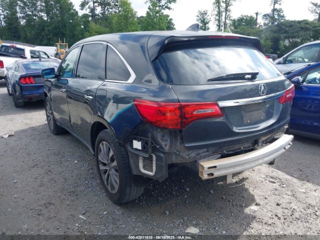 2016 ACURA MDX 5FRYD3H4XGB004468 Photo 2