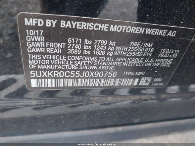 2018 BMW X5 5UXKR0C55J0X90756 Photo 8