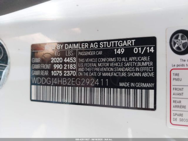 2014 MERCEDES-BENZ C 250 WDDGJ4HB2EG292411 Photo 8
