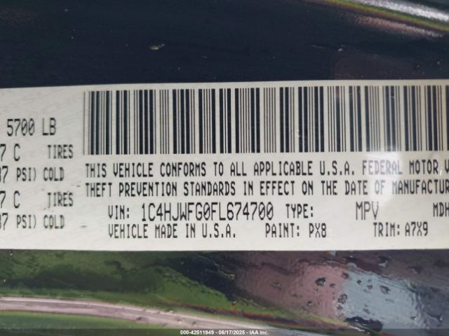 2015 JEEP WRANGLER UNLIMITED 1C4HJWFG0FL674700 Photo 8