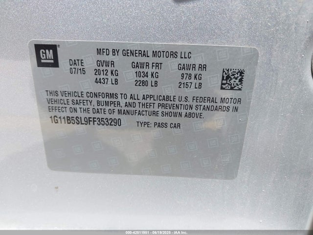 1G11B5SL9FF353290 Chevrolet lkw