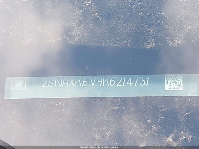 2019 CHEVROLET EQUINOX 2GNAXKEV9K6214731 Photo 8