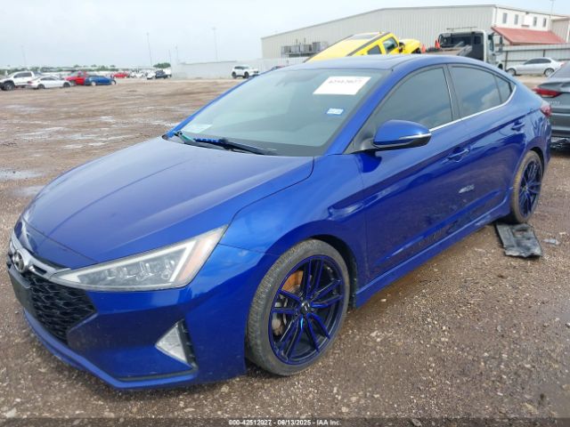 2019 HYUNDAI ELANTRA KMHD04LB0KU887919 Photo 1