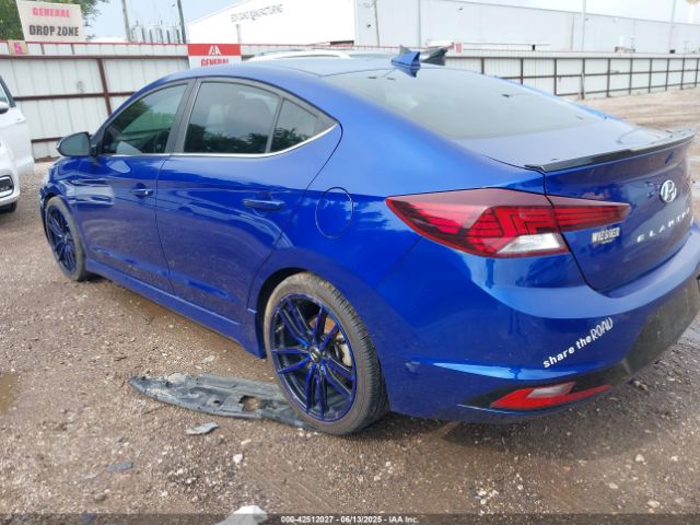 2019 HYUNDAI ELANTRA KMHD04LB0KU887919 Photo 2