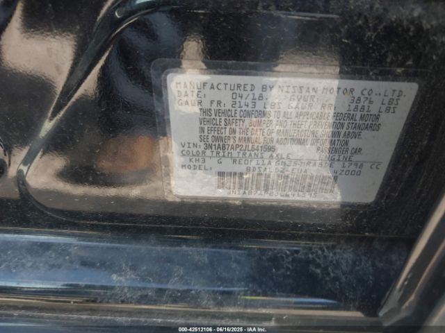 2018 NISSAN SENTRA 3N1AB7AP2JL641595 Photo 8