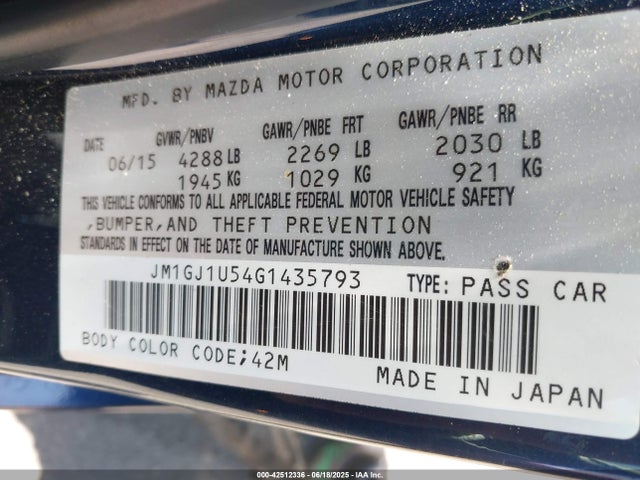 JM1GJ1U54G1435793 Mazda py