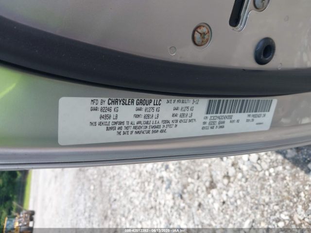 2012 DODGE CHALLENGER 2C3CDYAG3CH243592 Photo 8