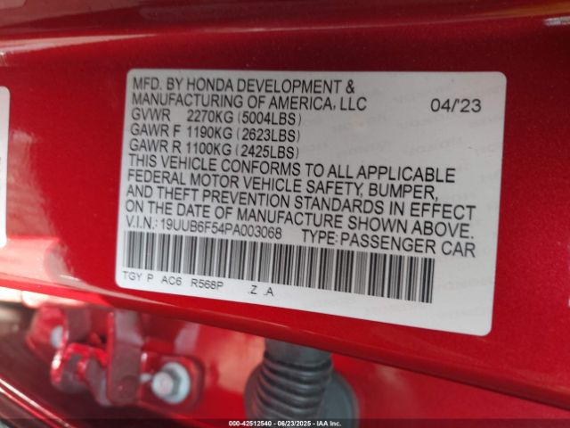 2023 ACURA TLX 19UUB6F54PA003068 Photo 8
