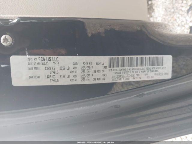 2016 DODGE GRAND CARAVAN 2C4RDGBG3GR374696 Photo 8