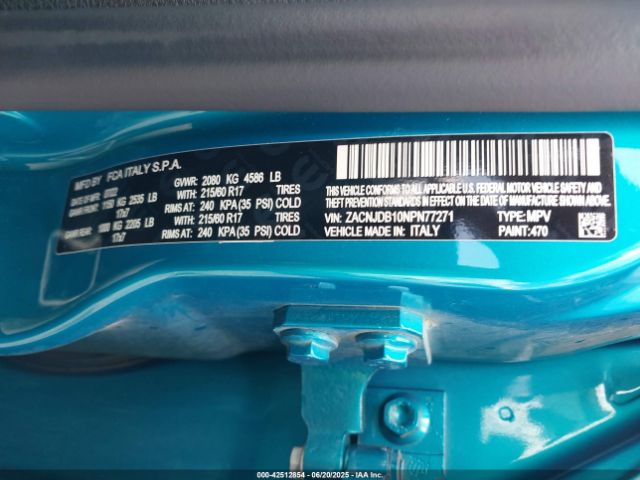 2022 JEEP RENEGADE ZACNJDB10NPN77271 Photo 8