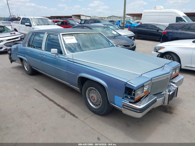 1987 CADILLAC BROUGHAM 1G6DW51Y8H9754887