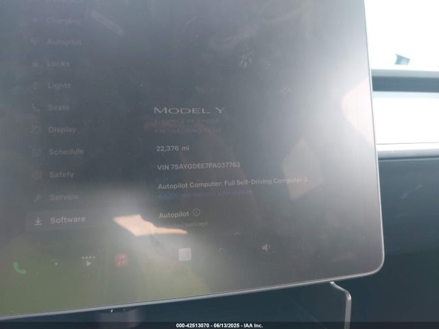 2023 TESLA MODEL Y 7SAYGDEE7PA037763 Photo 6