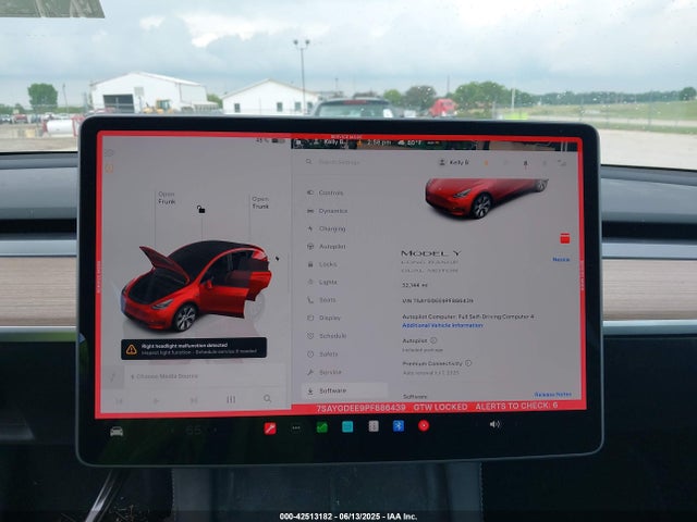 2023 TESLA MODEL Y 7SAYGDEE9PF886439 Photo 6
