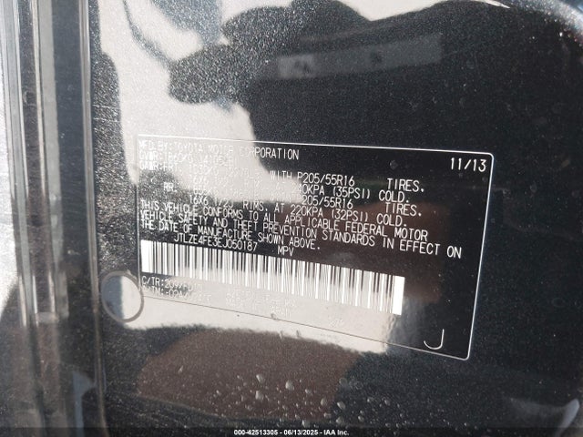 JTLZE4FE3EJ050187 Scion 2az-fe