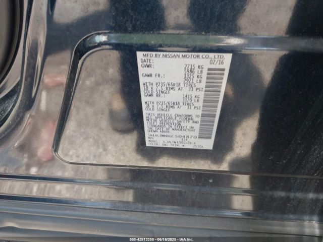 2016 INFINITI QX60 5N1AL0MNXGC504870 Photo 8