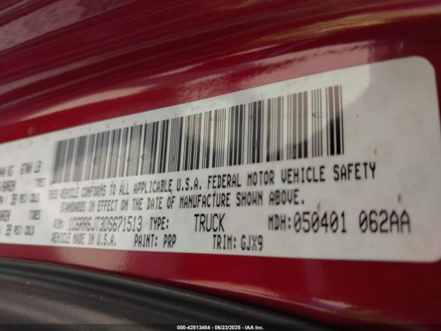 2013 RAM 1500 1C6RR6JT3DS671513 Photo 8